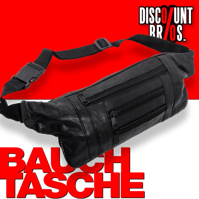 Gürteltasche BAUCHTASCHE Belt Bag aus Nappa-Leder SCHWARZ
Brieftasche PORTEMONNAIE Geldbörse aus Nappa-Leder Echtleder