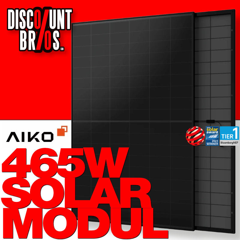 Aiko Neostar 2S+  SOLARMODUL 465W N-Type ABC, 54 Zellen, ganz schwarz, Doppelglas, Gen 2