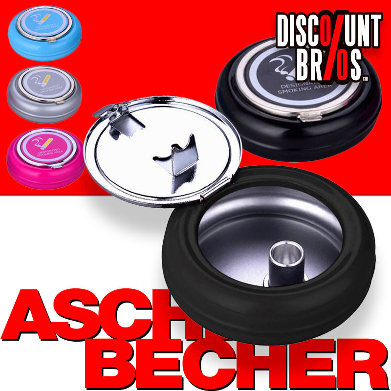 Feldaschenbecher MINI TASCHEN ASCHENBECHER farbig mit Glutkiller von CHAMP