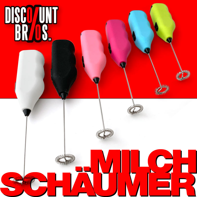 Mini-Mixer MILCHSCHÄUMER Milchaufschäumer in verschiedenen Farben