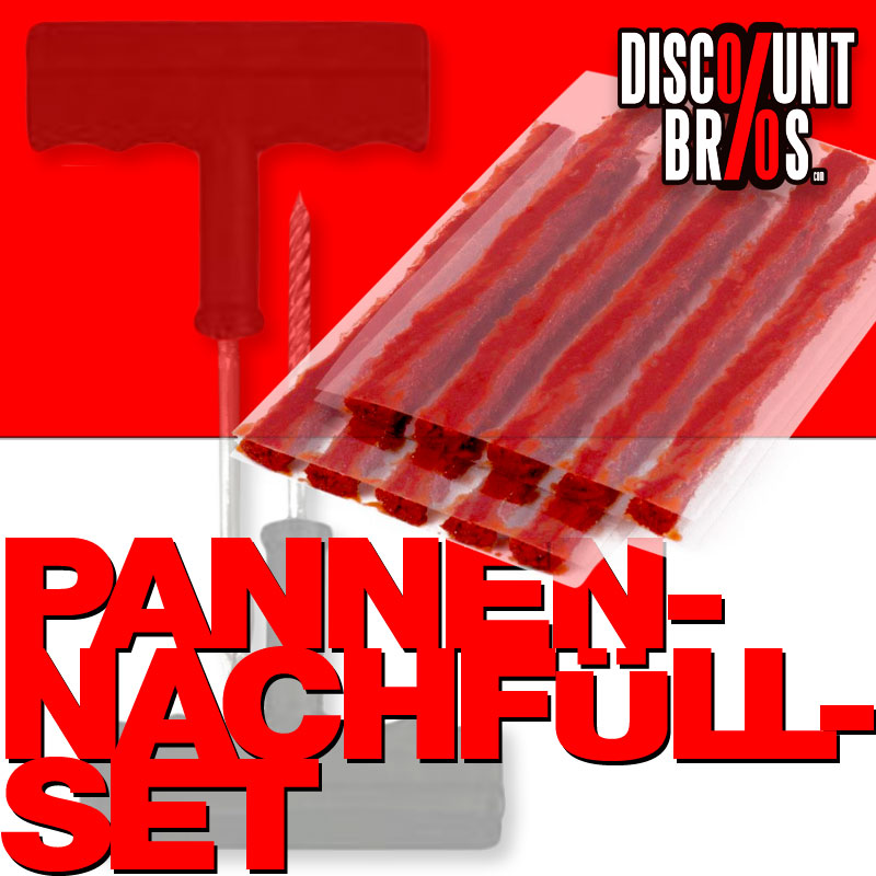 Autoreifen Reparatur REIFEN PANNEN NACHFÜLL-SET Reifenreparatur Pneu Flicken KFZ Auto 10 Stk. zum Nachfüllen